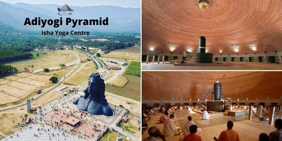 Adiyogi pyramid - Isha Yoga Centre and meditation center Shahi Shiksha Kaksha - The importance of Pyramid in Meditation