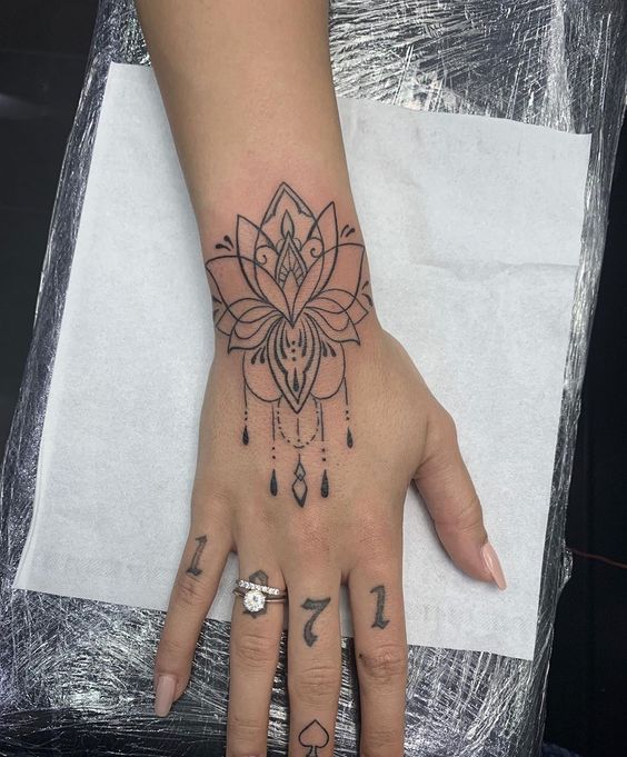 Best Lotus Mandala Tattoo for Women