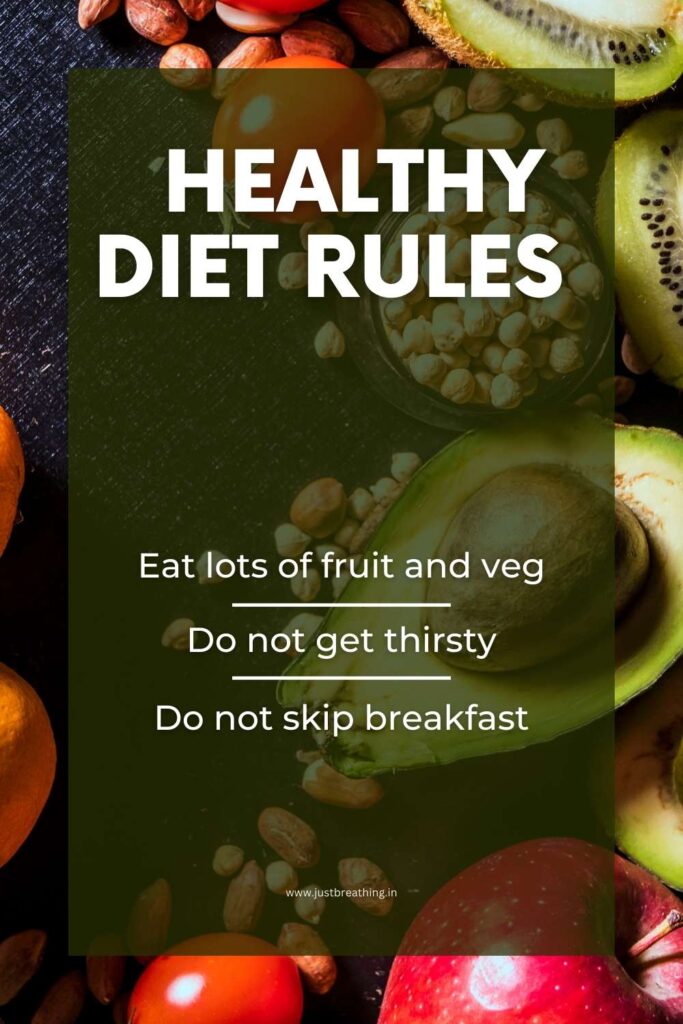Healthy diet rules, we can improve our diet and take steps towards a healthy lifestyle