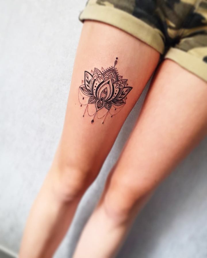 Mandala Lotus Flower tattoo 2