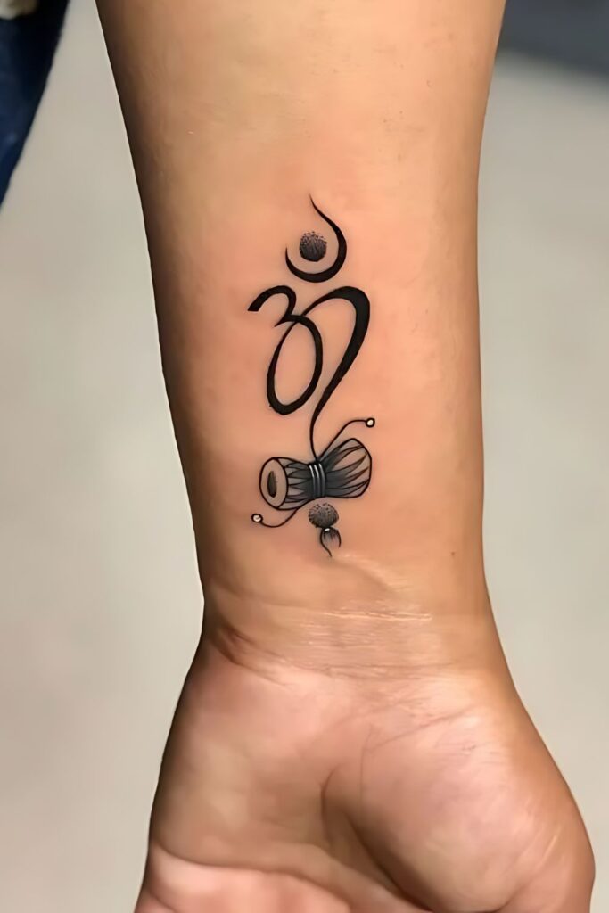 Om Symbol Tattoo - Breathe Symbol Tattoos on hand