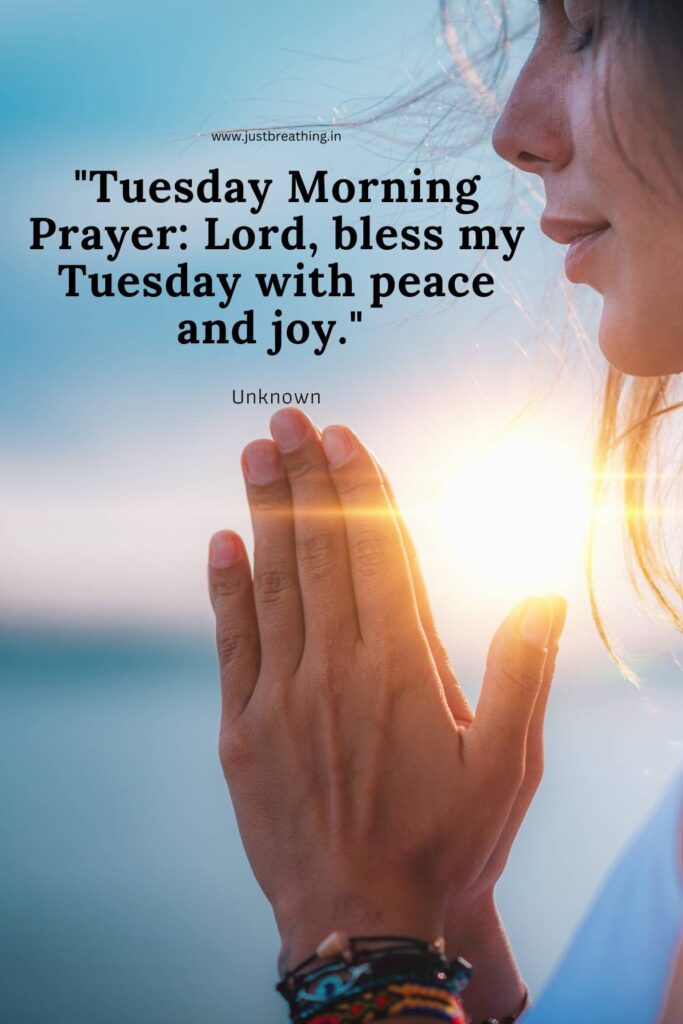 Tuesday Morning Prayers Quotes and Blessings