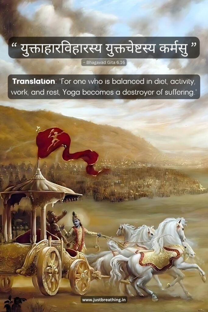 Yoga Quotes In Sanskrit With Meaning In English By Krishna In Bhagavad Gita - Mahabharata